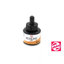   Talens Ecoline folyékony akvarell festék koncentrátum, 30ml, 407 - deep ochre