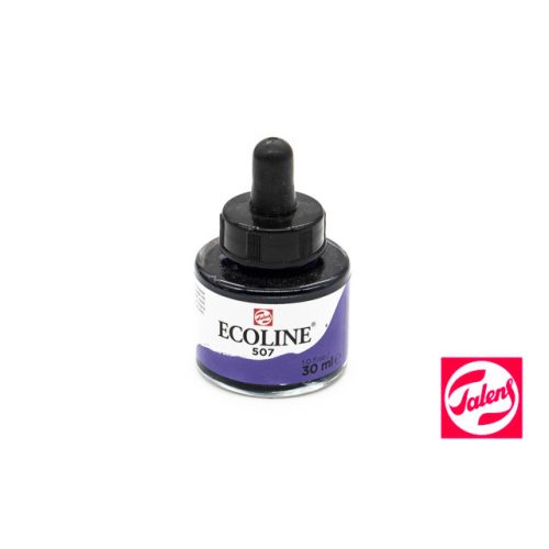Talens Ecoline folyékony akvarell festék koncentrátum, 30ml, 507 - ultramarine violet