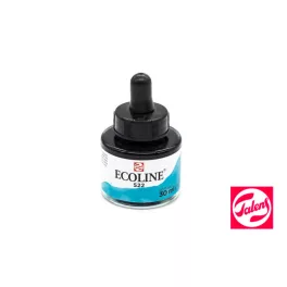   Talens Ecoline folyékony akvarell festék koncentrátum, 30ml, 522 - turquise blue