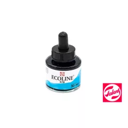   Talens Ecoline folyékony akvarell festék koncentrátum, 30ml, 578 - sky blue(cyan)