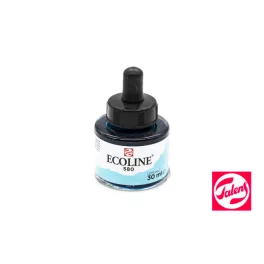   Talens Ecoline folyékony akvarell festék koncentrátum, 30ml, 580 - pastel blue