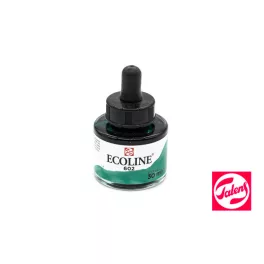   Talens Ecoline folyékony akvarell festék koncentrátum, 30ml, 602 - deep green