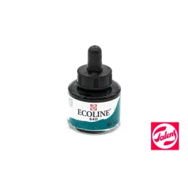   Talens Ecoline folyékony akvarell festék koncentrátum, 30ml, 640 - bluish green