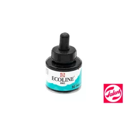   Talens Ecoline folyékony akvarell festék koncentrátum, 30ml, 661 - turquise green