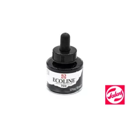  Talens Ecoline folyékony akvarell festék koncentrátum, 30ml, 700 - black