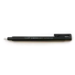   Tombow Mono Zero precíziós radír kör alakú töltettel, fekete