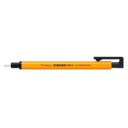   Tombow Mono Zero precíziós radír kör alakú töltettel, neon narancs
