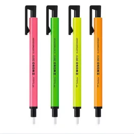   Tombow Mono Zero precíziós radír kör alakú töltettel, neon narancs