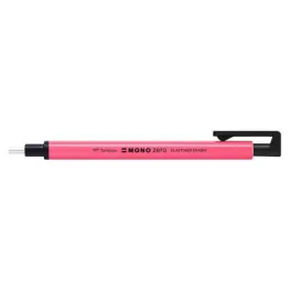   Tombow Mono Zero precíziós radír kör alakú töltettel, neon pink