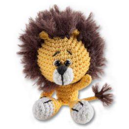 FOLIA Horgoló szett mini - Oroszlán