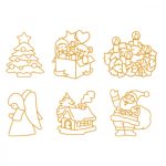 Amos fényvarázs forma szett 6db - Christmas