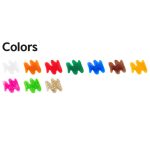 Amos üvegmatrica készlet 10x10,5ml + 12db Karácsony fényvarázs forma