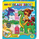 Amos üvegmatricafesték készlet 10x22ml - Dínók
