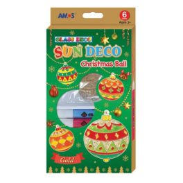   Amos üvegmatrica készlet - Karácsonyi gömb fényvarázs formákkal