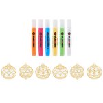 Amos üvegmatrica készlet - Karácsonyi gömb fényvarázs formákkal