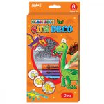 Amos üvegmatrica készlet - Dínók fényvarázs formákkal