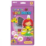 Amos üvegmatrica készlet - Hercegnők fényvarázs formákkal