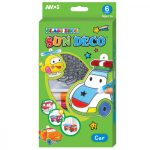 Amos üvegmatrica készlet - Járművek fényvarázs formákkal