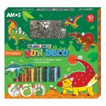 Amos üvegmatrica készlet 10x10,5ml + 12db Dinoszaurusz fényvarázs forma