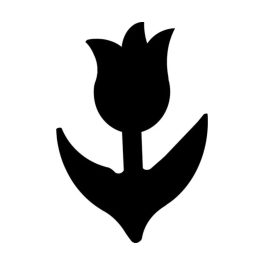 Formalyukasztó 25 mm, tulipán