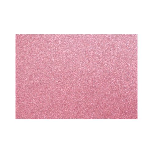 Dekorgumi csillámos, öntapadó A4 - pasztell rózsaszín