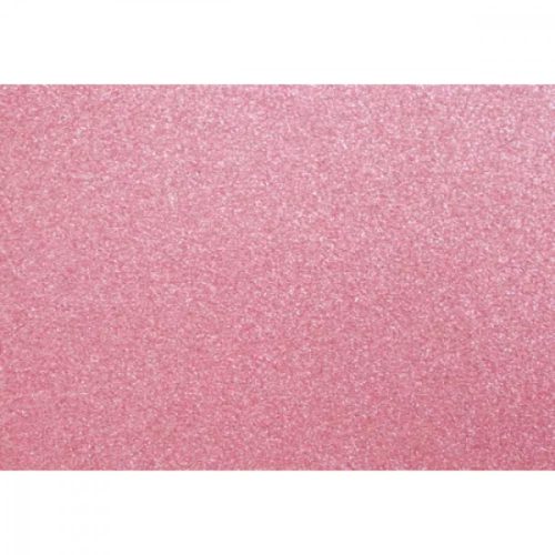 Dekorgumi csillámos A4 - pasztell rózsaszín