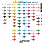 Hama MIDI gyöngy - vegyes 3000db-os