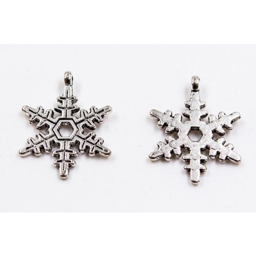 Hópehely medál 18x23mm