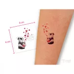 Panda TyToo Matrica Tetoválások