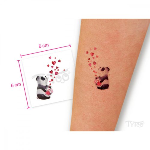 Panda TyToo Matrica Tetoválások