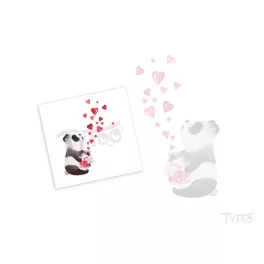 Panda TyToo Matrica Tetoválások