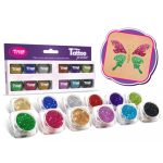 Csillámpor szett 12 x 2,5 ml legszebbszínek válogatása