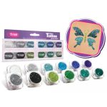 Csillámpor szett 12 x 2,5 ml legszebb
hideg színek válogatása