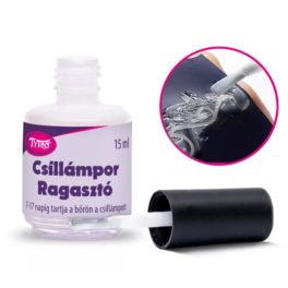 TyToo Csillámpor ragasztó, fehér 15ml