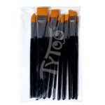 TyToo Fekete arcfestő ecsetszett - 12db