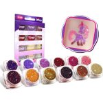 Csillámpor szett 12 x 2,5 ml melegszínek (warm colours)