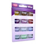 Csillámpor szett 12 x 2,5 ml kiegészítő színek (additional colours)