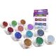 Csillámpor szett 12 x 2,5 ml holografikus színek (holographic colours)