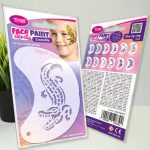 TyToo Arcfestés sablon félarc - Krokodil