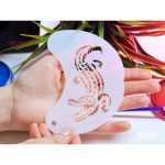 TyToo Arcfestés sablon félarc - Krokodil