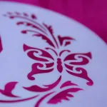 TyToo Arcfestés sablon félarc - Pillangó