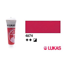 Lukas Cryl Terzia akrilfesték, 125ml Cad. Red deep