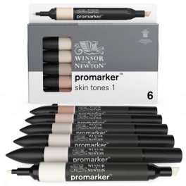   ProMarker® skin tones  'set 1', 6 db-os filctoll készlet., W&N
