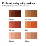 ProMarker® skin tones  'set 2', 6 db-os filctoll készlet., W&N
