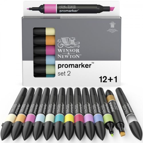 ProMarker® Set 2 - 12+1 db filctoll készlet., W&N
