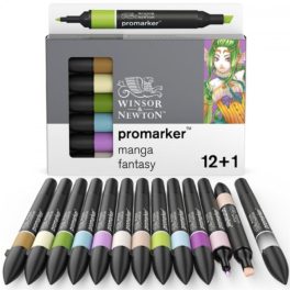 ProMarker® Manga Fantasy 12+1 db filctoll készlet., W&N
