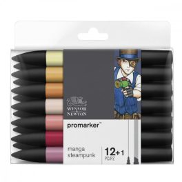 ProMarker® Manga Steampunk 12+1 db filctoll készlet., W&N