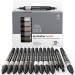 ProMarker® Neutral tones 12+1 db filctoll készlet., W&N