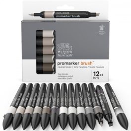 ProMarker® Neutral tones 12+1 db filctoll készlet., W&N