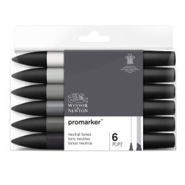 ProMarker® neutral tones 6 db-os filctoll készlet., W&N